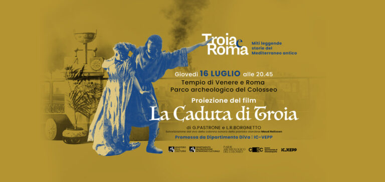 La mostra Troia e Roma: al Colosseo la proiezione del film “La caduta di Troia”